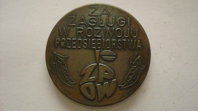 Medal ZPOW Kwidzyn brąz 5cm