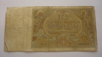 Banknot 10 złotych 1926 CN stan 4-