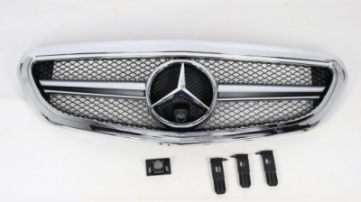 Решётка радиатора хром mercedes w212 2014-2017 фото №1
