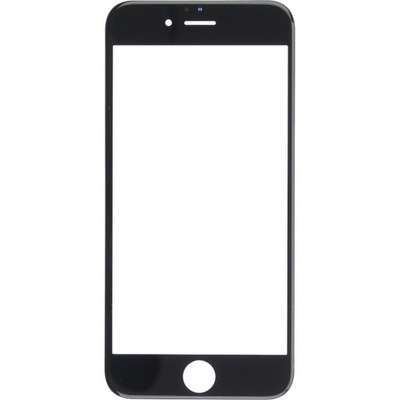 SZYBA Z KLEJEM OCA DO IPHONE 6S, CZARNA
