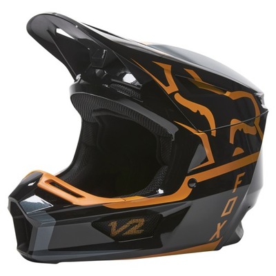 KASK CROSS FOX V2 MERZ BLACK GOLD XS + GRATIS