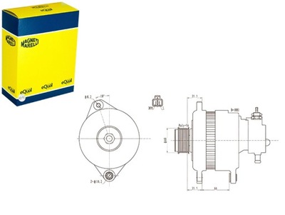 ГЕНЕРАТОР OPEL ASTR MAGNETI MARELLI