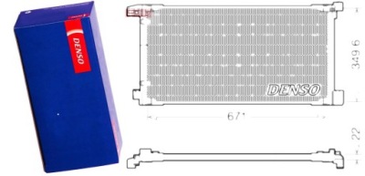 Радіатор кондиціонера toyota prius phv _w52_ 1. фото №1
