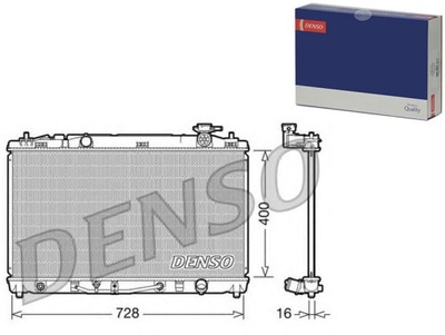 DENSO DRM50042 РАДИАТОР, СИСТЕМА ОХЛАЖДЕНИЯ ДВИГАТЕЛЯ