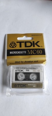 TDK MC 60 NOS folia micro microcassette #484