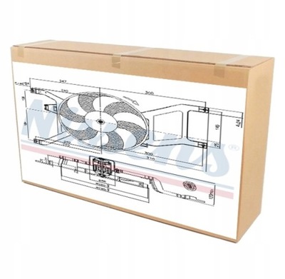 ВЕНТИЛЯТОР РАДИАТОРА DACIA LOGAN 1.0 1.2 1.4 MPI