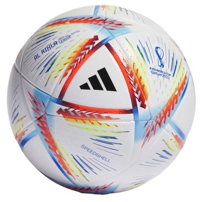 Piłka nożna Adidas AL RIHLA LEAGUE BALL H57791 DO NOGI TRENINGOWA KATAR '22