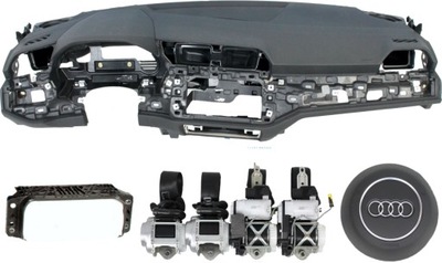 Панель приладів консоль подушка безпеки ремені audi q3 83a фото №1