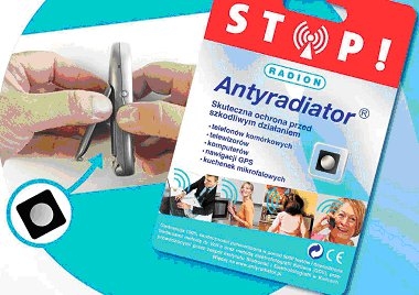 ANTYRADIATOR Radion odpromiennik do tel