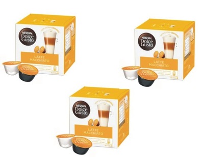 Kapsułk Nescafe Dolce Gusto Latte Macchiato 3x16 szt.