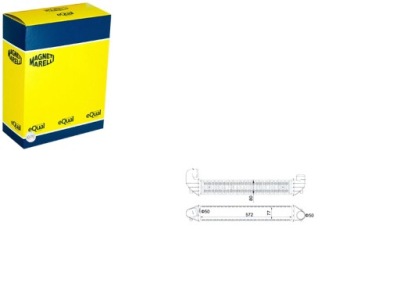 Magneti marelli 351319205270 радіатор повітря наддувний фото №1