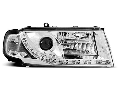 FAROS SKODA OCTAVIA I 00-10 DAYLIGHT CROMO DIODO LUMINOSO LED  