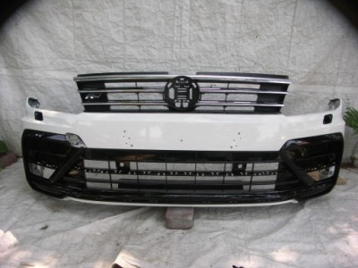 Vw tiguan 2 ii 5n r-line 16- бампер передний r-line решётка радиатора kielce-gliwice фото №1