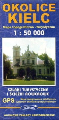 Okolice Kielc - mapa WZKart 1:50 000
