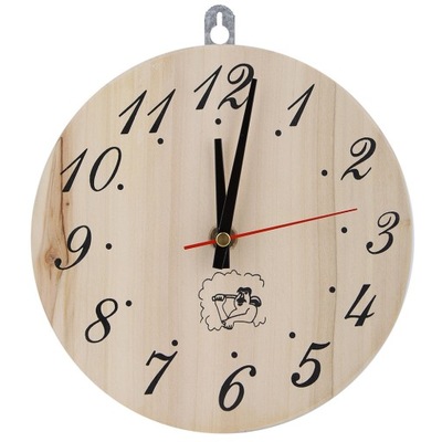 8in zegar do sauny dekoracyjny zegar zegarowy do