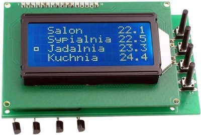 4-kanałowy termostat z alarmem AVT5589 C