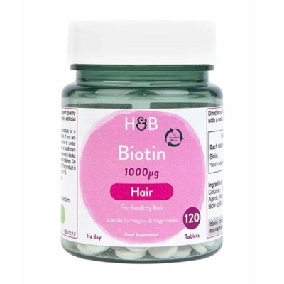 Biotin - Biotyna 1000 mcg (120 tabl.) Holland