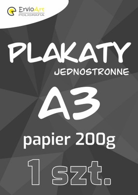 PLAKATY A3 200g - 1 szt.