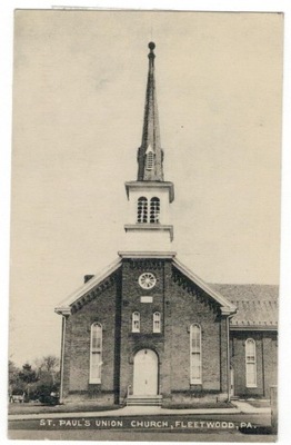 Pocztówka Stany Zjednoczone 1910 Fleetwood kościół