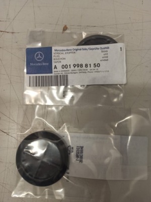 Заглушка капот mercedes різні a0019988150 aso org 5 szt kpl фото №1