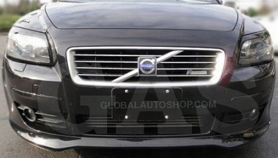Volvo c30 - хромированные накладки решётка радиатора решётка бампера тюнинг фото №1