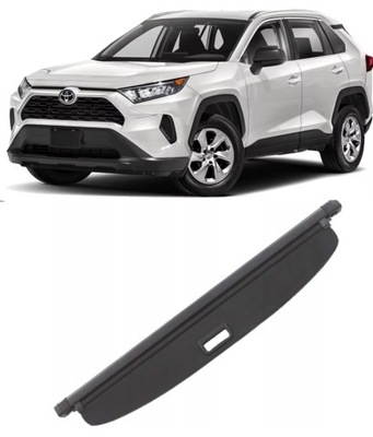 Шторка багажника toyota rav4 v 2019+ czarna фото №1