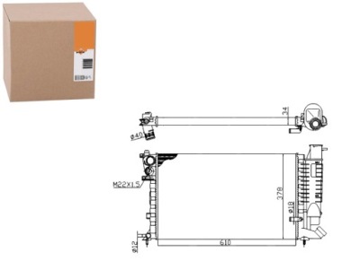 Nrf радиатор двигателя citroen xsara, zx фото №1