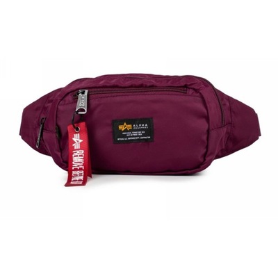 Saszetka Nerka Alpha Industries Crew Waist Bag 196923 184 Bordowa