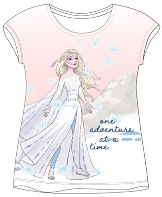 T-shirt dziewczęcy ELSA Kraina Lodu FROZEN 122