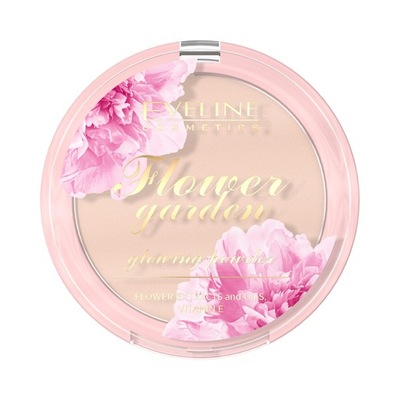 Eveline Flower Garden Puder rozświetlający prasowany 8g