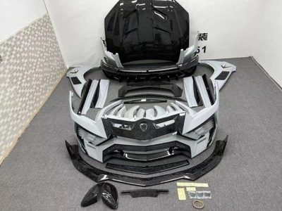 LAMBORGHINI URUS БАМПЕР КАПОТ КРИЛО КОМПЛЕКТ СЕТ DRY CARBON LOOK MANSORY