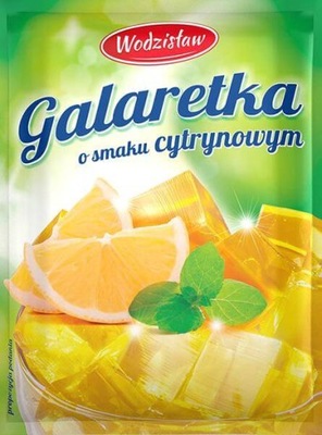 Wodzisław Galaretka o smaku cytrynowym 71 g