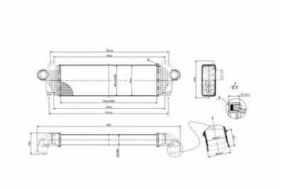 HART INTERCOOLER AUŠINTUVAS ORO DAILY V 3.0 11-14 