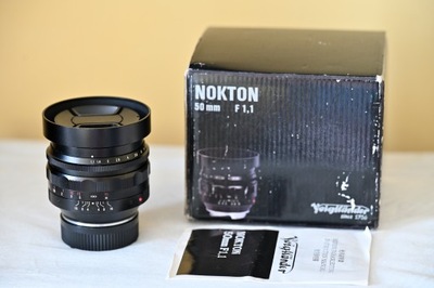 Voigtlander Nokton 50 mm f/1.1 Promocja!