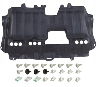 Защита pod двигатель нижняя citroen ds3 10- + клипсы фото №1