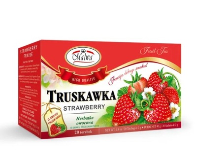 Malwa Herbatka owocowa truskawka 40 g