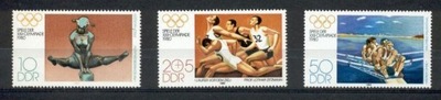 Niemcy NRD 1980 Znaczki 2503-5 ** sport igrzyska olimpijskie Olimpiada