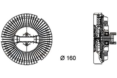 HELLA VISCO COUPLINGS CLUTCH VISCOUS COUPLING +GIFT  