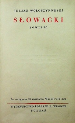 Słowacki Powieść 1929 r