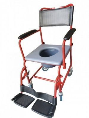 Wózek Toaletowy Krzesło na kółkach WC z haulcami