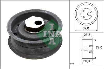 INA РОЛИК НАТЯГУЮЧИЙ РЕМЕНЯ ГРМ FORD ESCORT V ESCORT VI SIERRA II