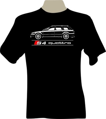 KOSZULKA T-shirt nadruk audi A4 / S4 avant B5 