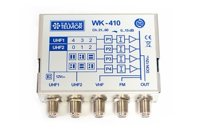 Wzmacniacz masztowy DVB-T Telkom Telmor WK-410