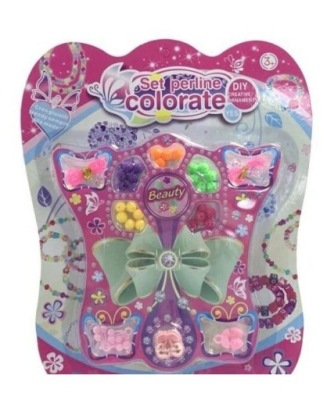 ZESTAW KORALIKÓW KOKARDKA