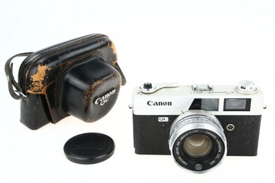 Aparat analogowy Canon Canonet QL17 + 45 /1.7 SE