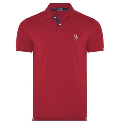 Koszulka Polo U.S. Polo Assn. Męska Czerwona