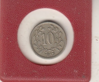 Austria 10 heller 1915