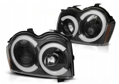 Фары chrysler jeep grand cherokee od 2005 к 2008 год led фото №1