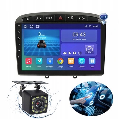 RADIO GPS ANDROID PEUGEOT 308 308S 408 SIM 4/64GB  