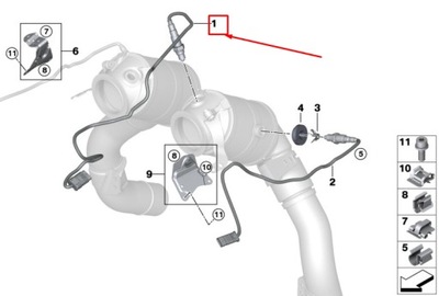 Bmw x7 g07 датчик лямбда-зонд 11787935130 фото №1